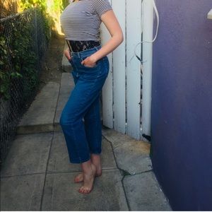 Gloria Vanderbilt high waist mom jeans